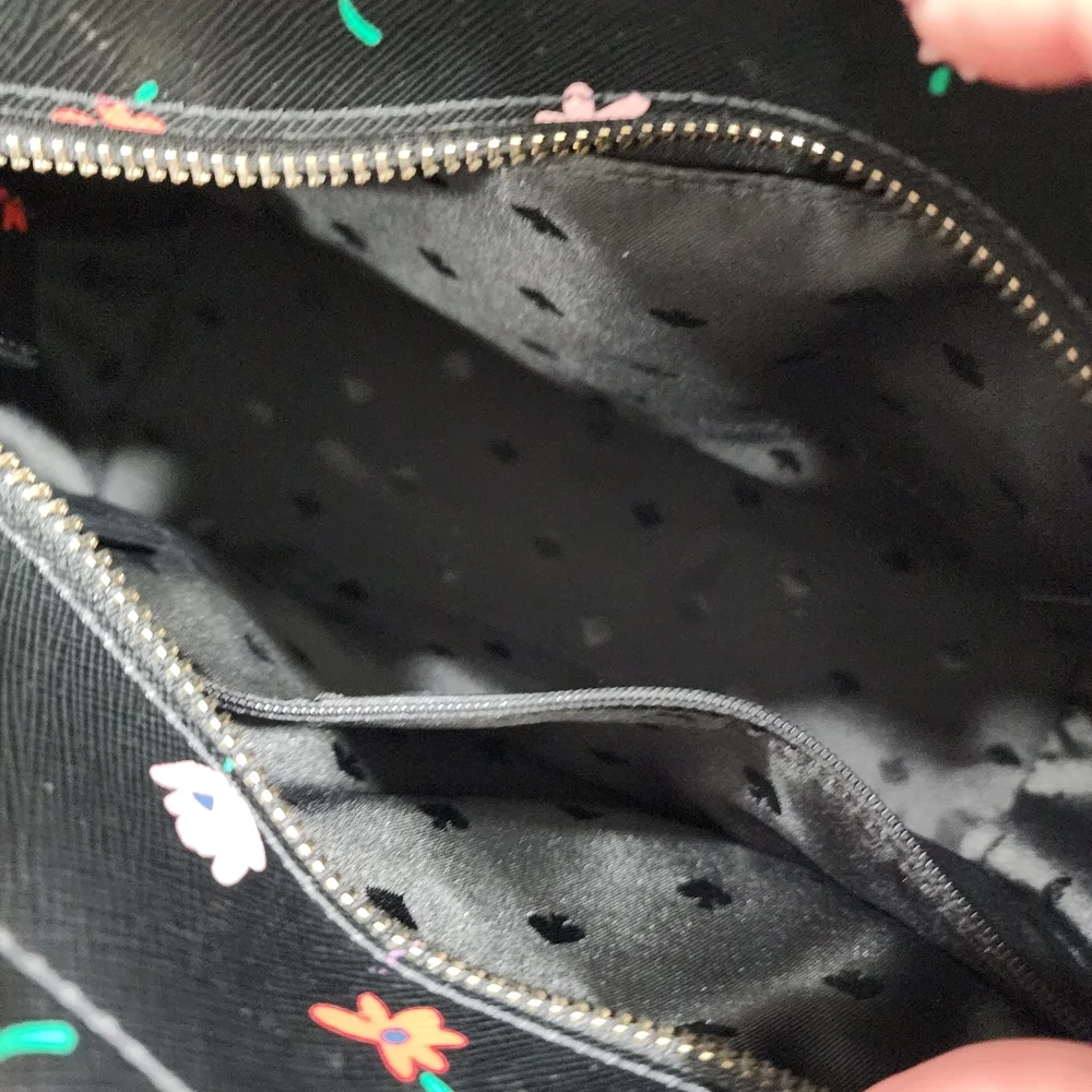 KATE SPADE DITSY BUD SATCHEL WITH MATCHING CREDIT CARD HOLDER
